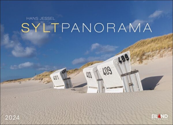 Das Cover des Sylt Panorama 2024 zeigt einen atemberaubenden Blick auf die Insel Sylt.