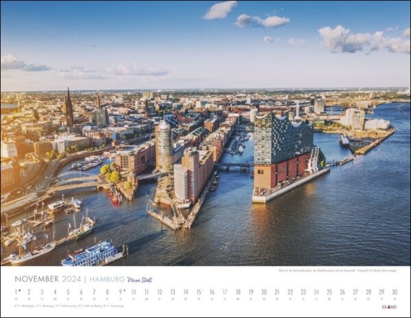 Ein Kalender, der die pulsierende Stadt Hamburg präsentiert – Meine Stadt 2024