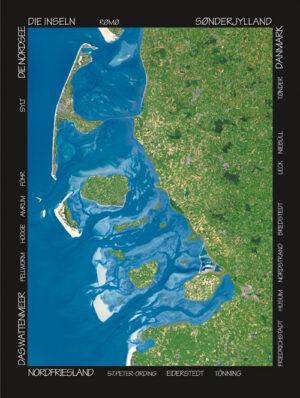 Eine Karte der Küste der Niederlande.