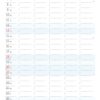 Der Hamburger - FamilienPlaner 2025 April-Kalender mit betitelten Überschriften, die jeden Tag der Woche anzeigen. Der obere Rand zeigt Gartenmotive. Der untere zeigt eine ländliche Landschaftsszene mit einem Fluss, Booten, einem