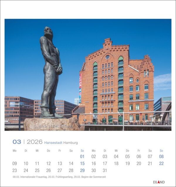Hansestadt Hamburg - PostkartenKalender 2026 – Bild 4