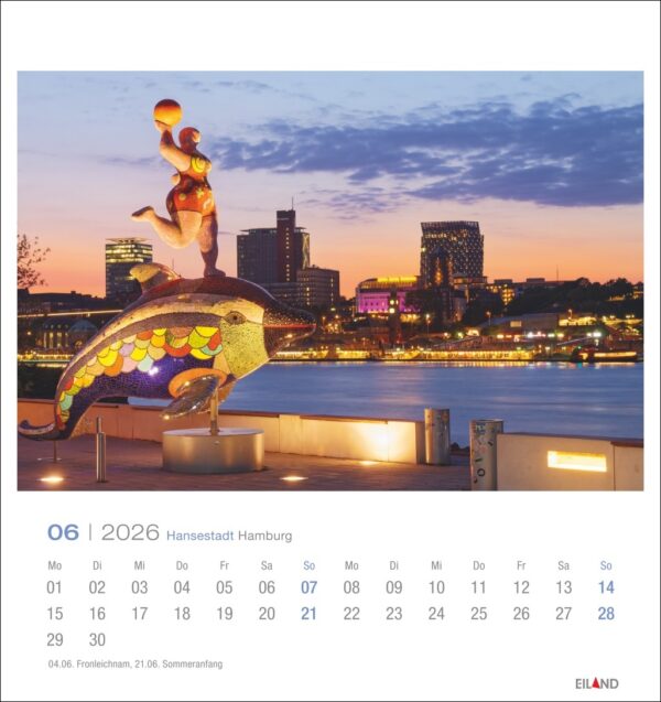 Hansestadt Hamburg - PostkartenKalender 2026 – Bild 7