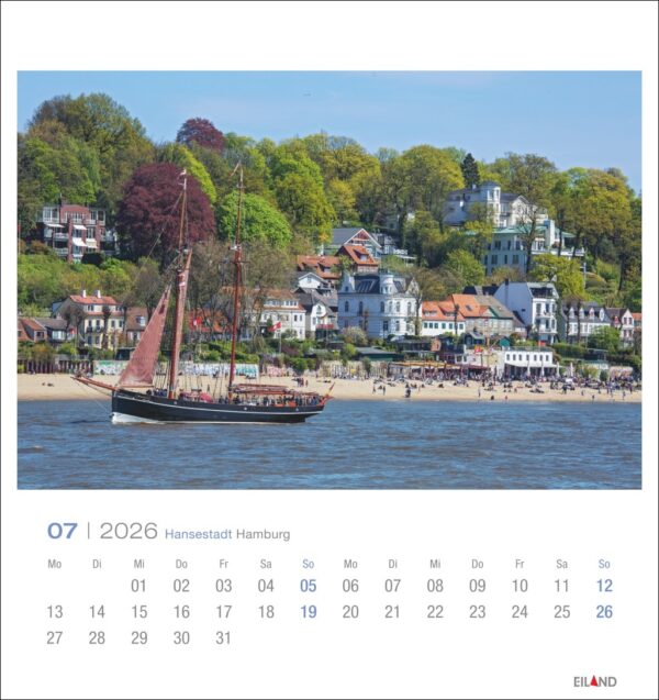 Hansestadt Hamburg - PostkartenKalender 2026 – Bild 8