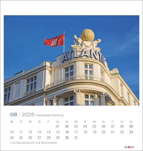 Hansestadt Hamburg - PostkartenKalender 2026 – Bild 9