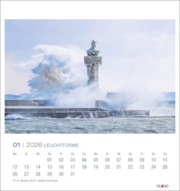 Leuchttürme - Postkartenkalender 2026 – Bild 2