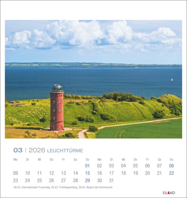 Leuchttürme - Postkartenkalender 2026 – Bild 4