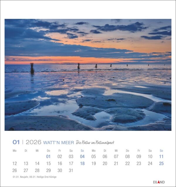 Watt'n Meer - PostkartenKalender 2026 – Bild 2