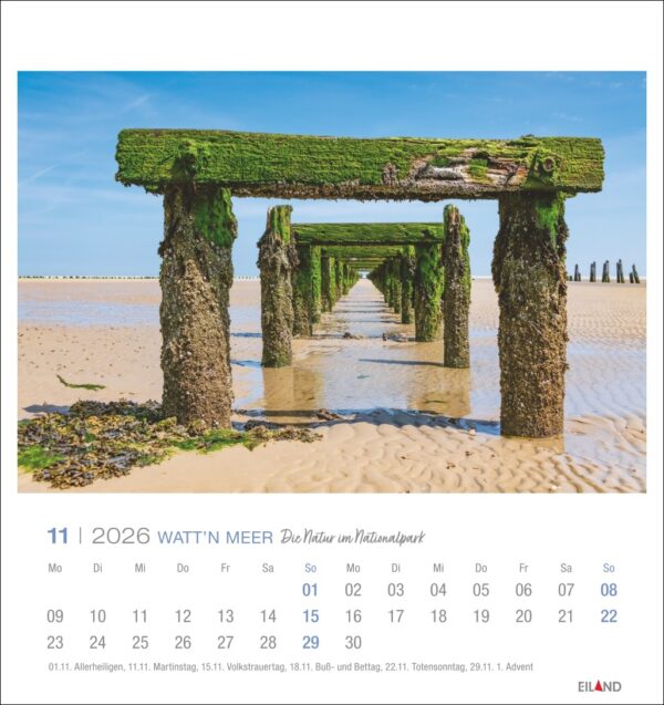 Watt'n Meer - PostkartenKalender 2026 – Bild 12