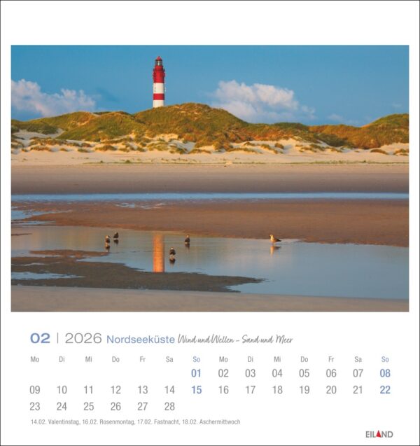 Nordseeküste - Postkartenkalender 2026 – Bild 3