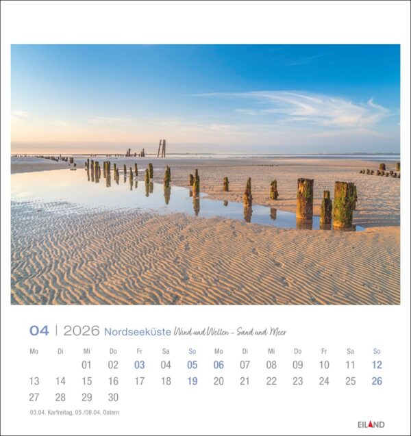 Nordseeküste - Postkartenkalender 2026 – Bild 5