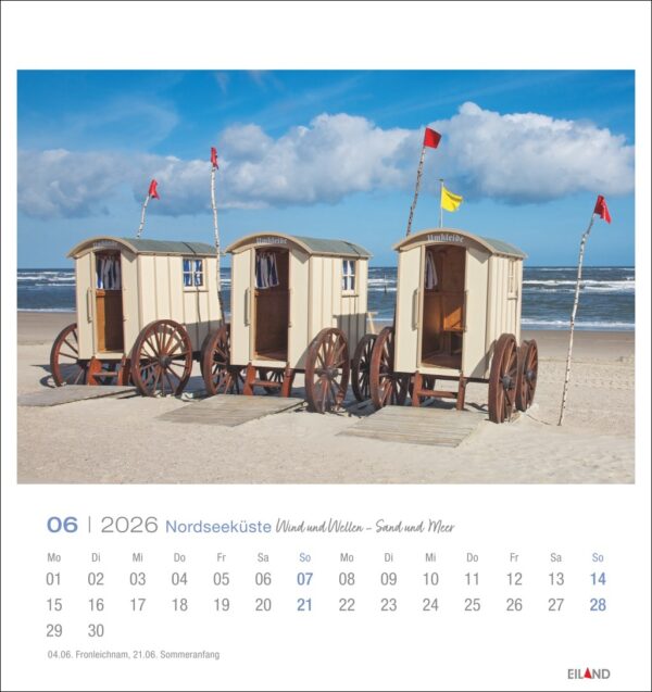 Nordseeküste - Postkartenkalender 2026 – Bild 7