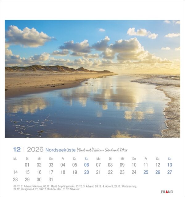 Nordseeküste - Postkartenkalender 2026 – Bild 13