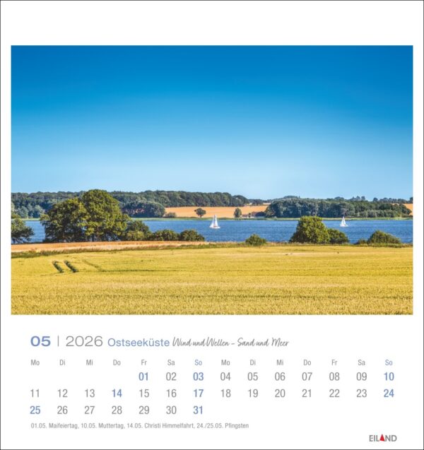 Ostseeküste - Postkartenkalender 2026 – Bild 6