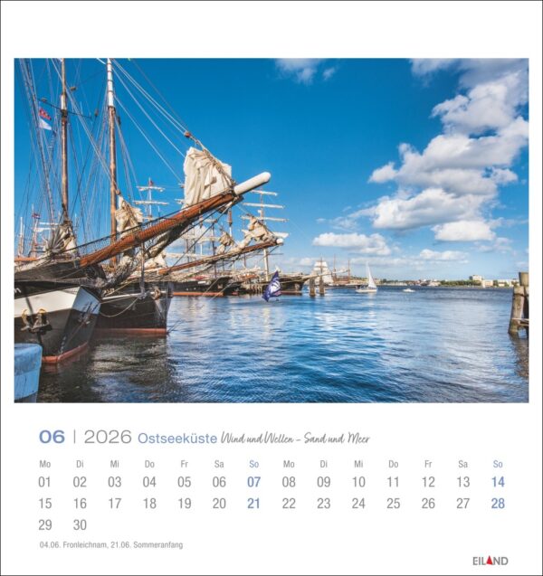 Ostseeküste - Postkartenkalender 2026 – Bild 7