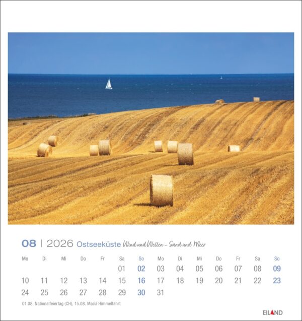 Ostseeküste - Postkartenkalender 2026 – Bild 9