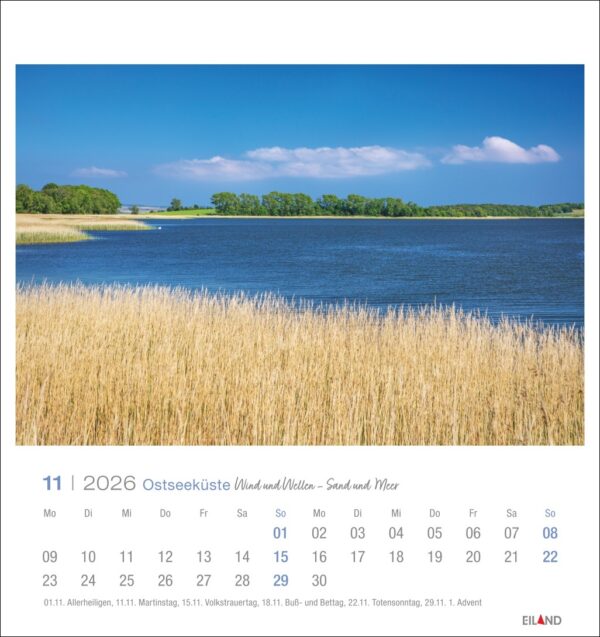 Ostseeküste - Postkartenkalender 2026 – Bild 12