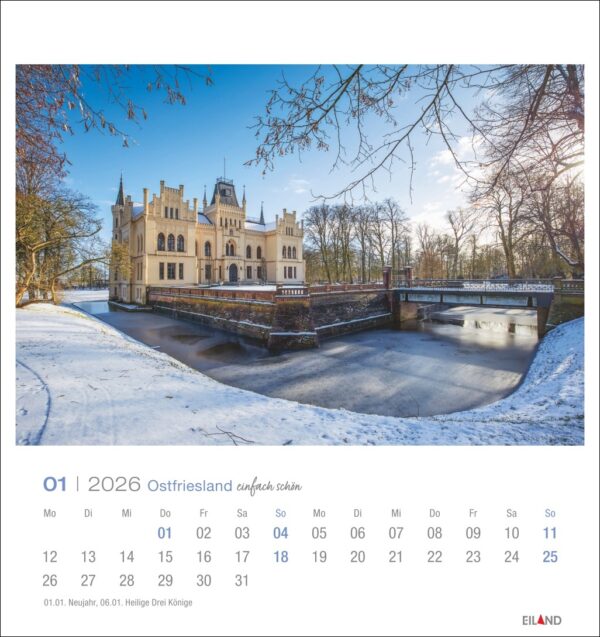 Ostfriesland einfach schön - Postkartenkalender 2026 – Bild 2