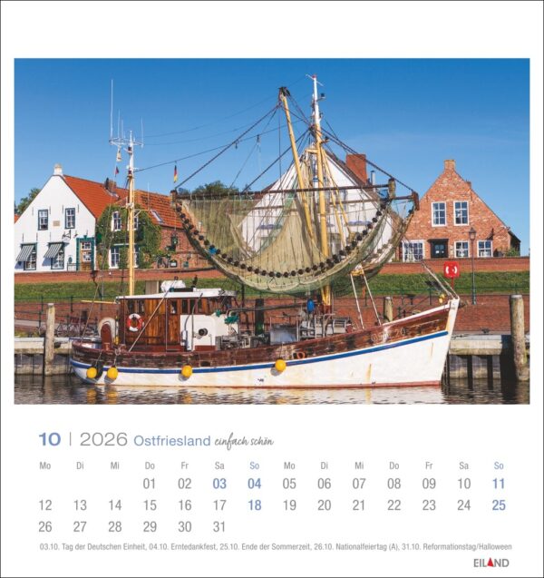 Ostfriesland einfach schön - Postkartenkalender 2026 – Bild 11