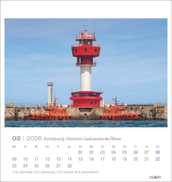 Schleswig-Holstein - PostkartenKalender 2026 – Bild 3