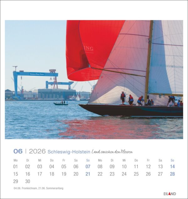 Schleswig-Holstein - PostkartenKalender 2026 – Bild 7