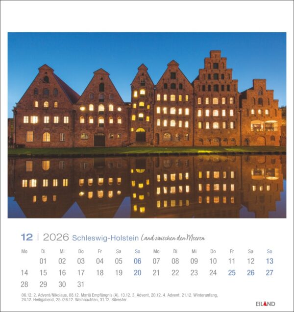 Schleswig-Holstein - PostkartenKalender 2026 – Bild 13