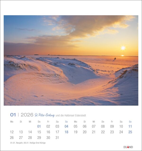 St. Peter-Ording und die Halbinsel Eiderstedt - Postkartenkalender 2026 – Bild 2