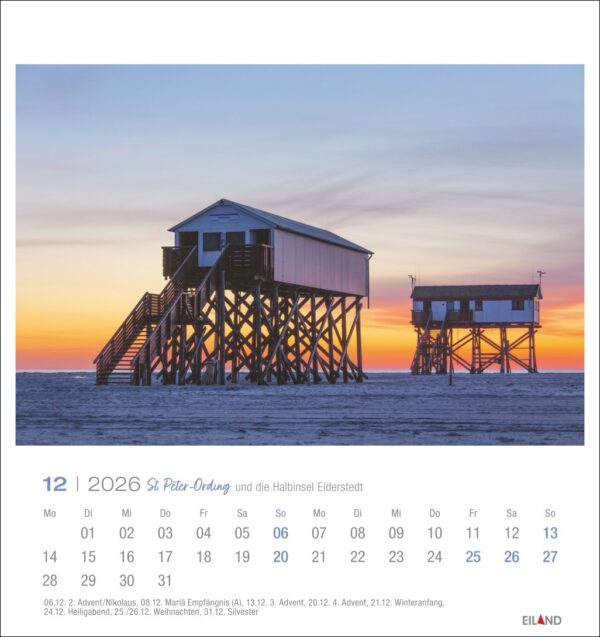 St. Peter-Ording und die Halbinsel Eiderstedt - Postkartenkalender 2026 – Bild 13