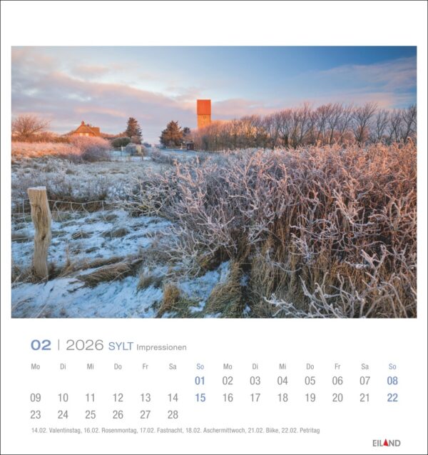 Sylt Impressionen - PostkartenKalender 2026 – Bild 3