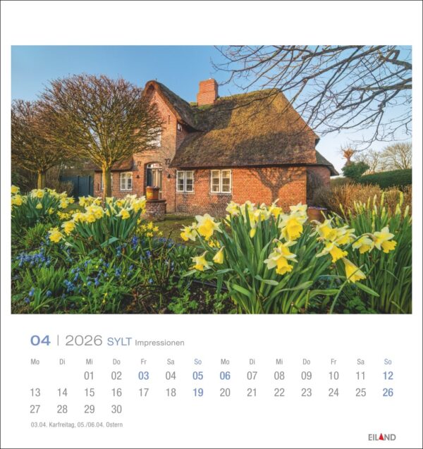 Sylt Impressionen - PostkartenKalender 2026 – Bild 5