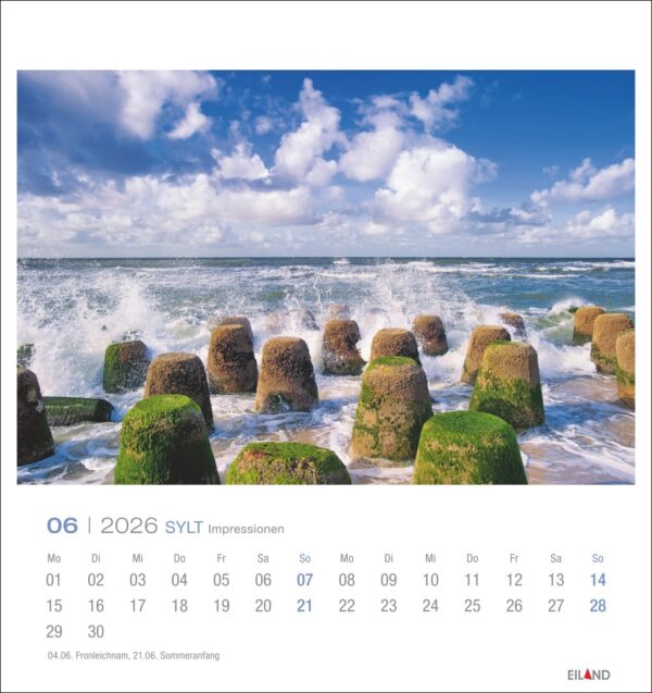 Sylt Impressionen - PostkartenKalender 2026 – Bild 7