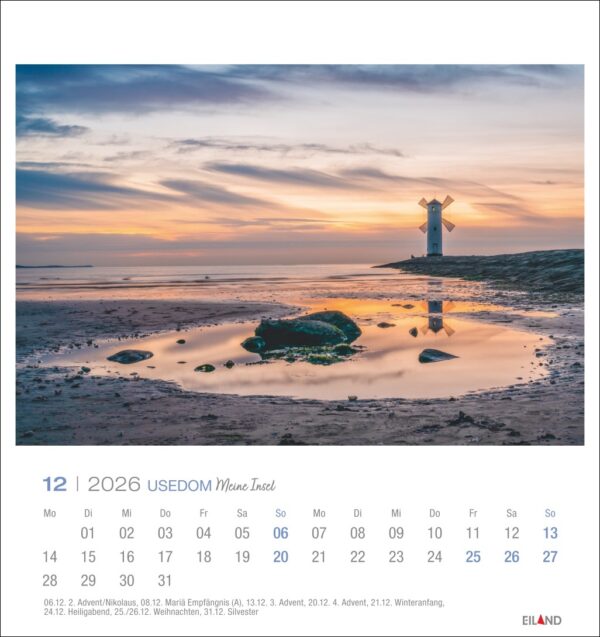 Usedom - Postkartenkalender 2026 – Bild 13