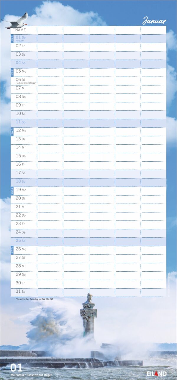 Meerzeit - Familienplaner – Bild 2