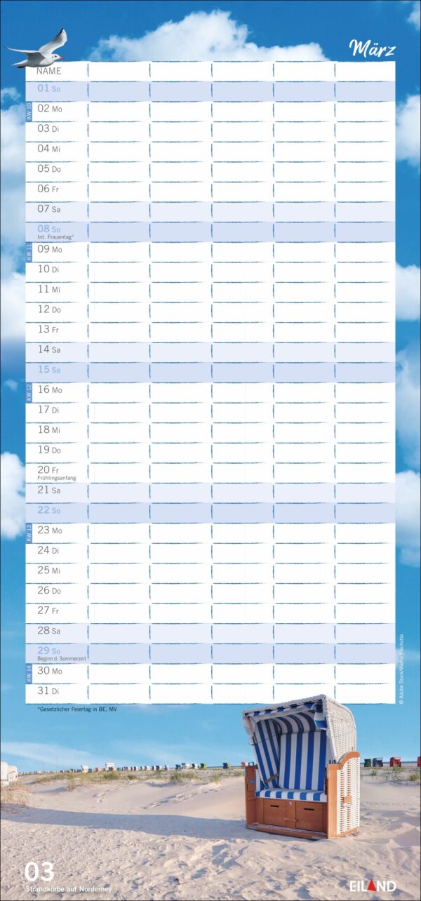 Meerzeit - Familienplaner – Bild 4