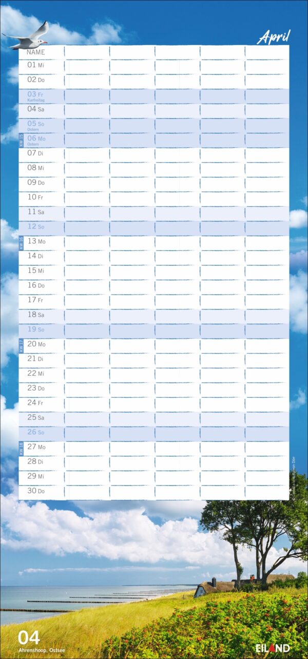 Meerzeit - Familienplaner – Bild 5