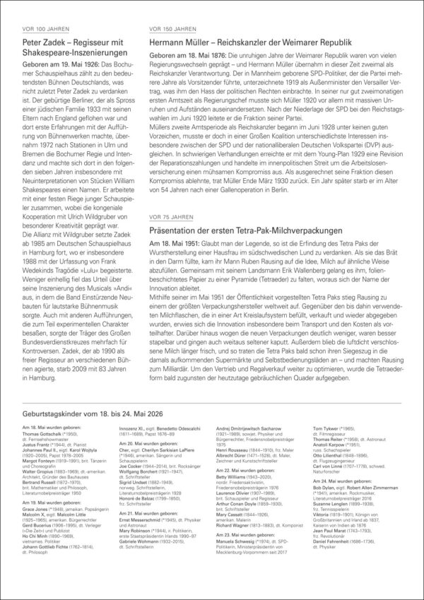 Deutsche Küsten Wochenplaner 2026 – Bild 3