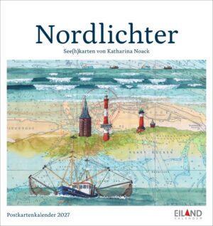 Nordlichter – See(h)karten Postkartenkalender 2027